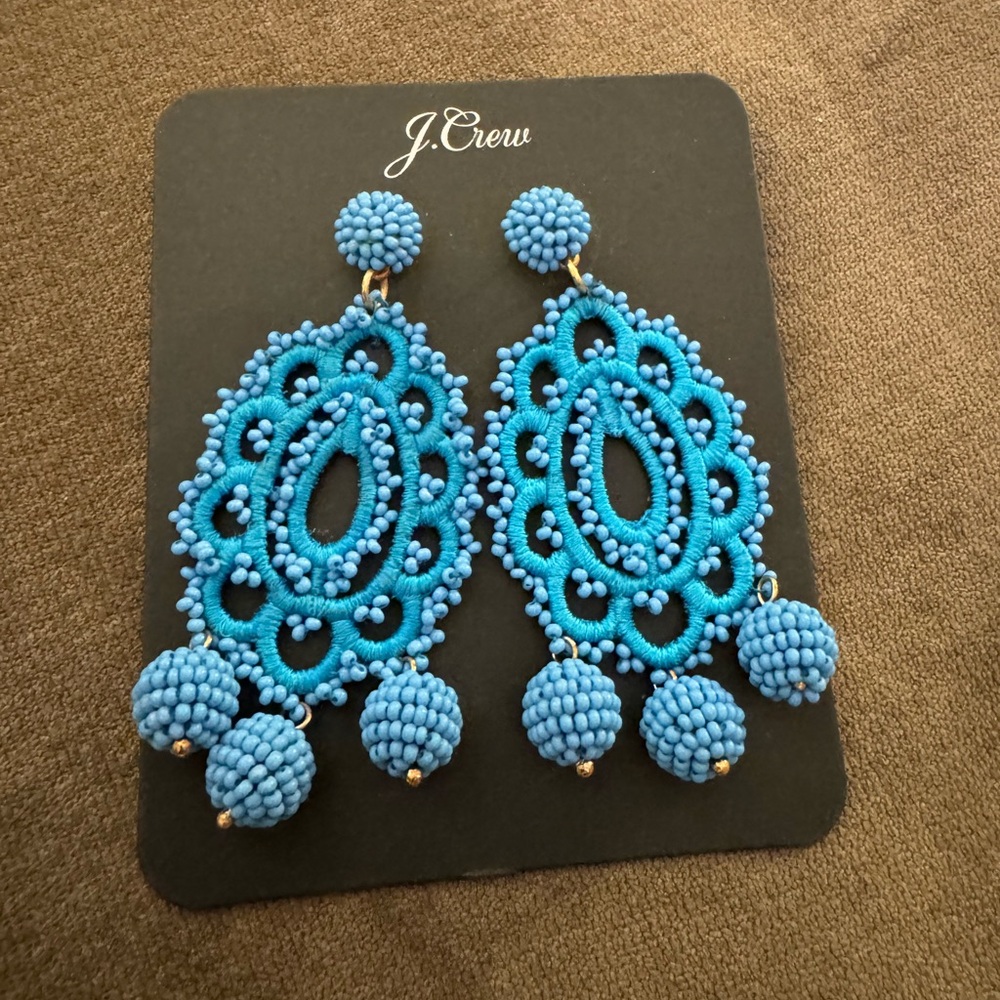 NWT Blue J Crew Earrings